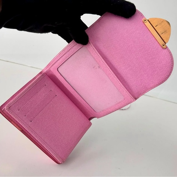 Louis Vuitton Authentic Joey White Multicolour Wallet - Takashi Murakami - Picture 6 of 13